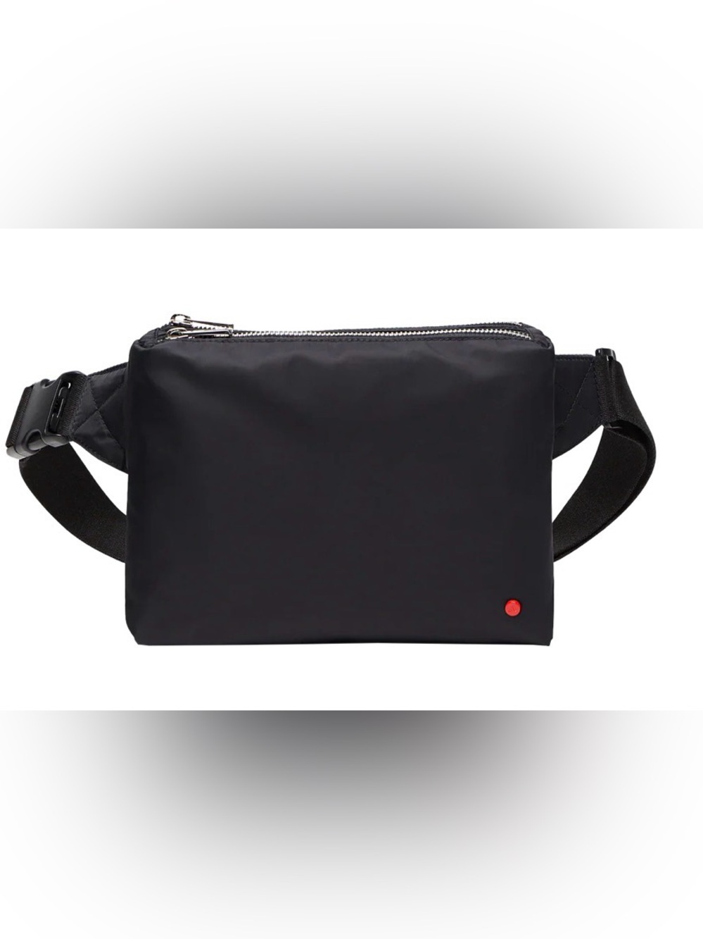 STATE Lorimer Belt Bag Black | Lightweight Nylon Crossbody Fanny Pack